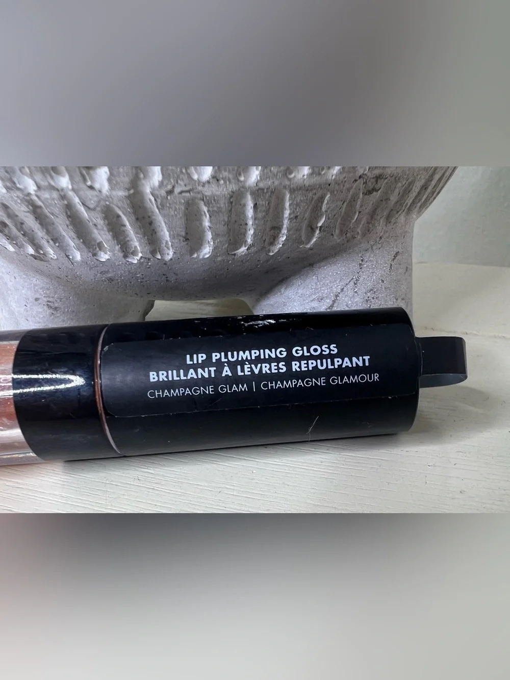 Brand New-Elf Lip Pumping Gloss In Champagne Glam